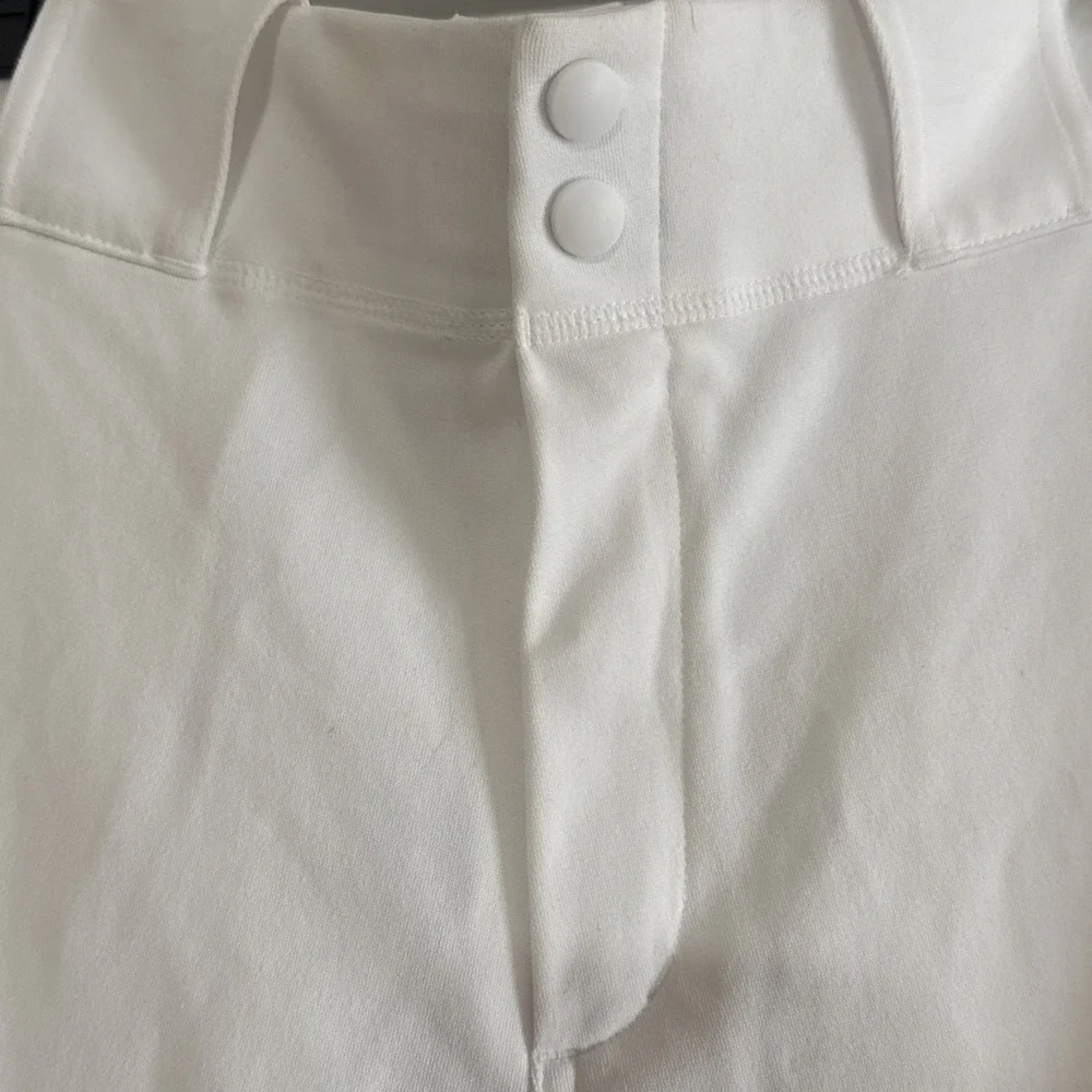 Nike BSBL‎ Vapor Pro Slim Fit High Cut Sz L White Pants